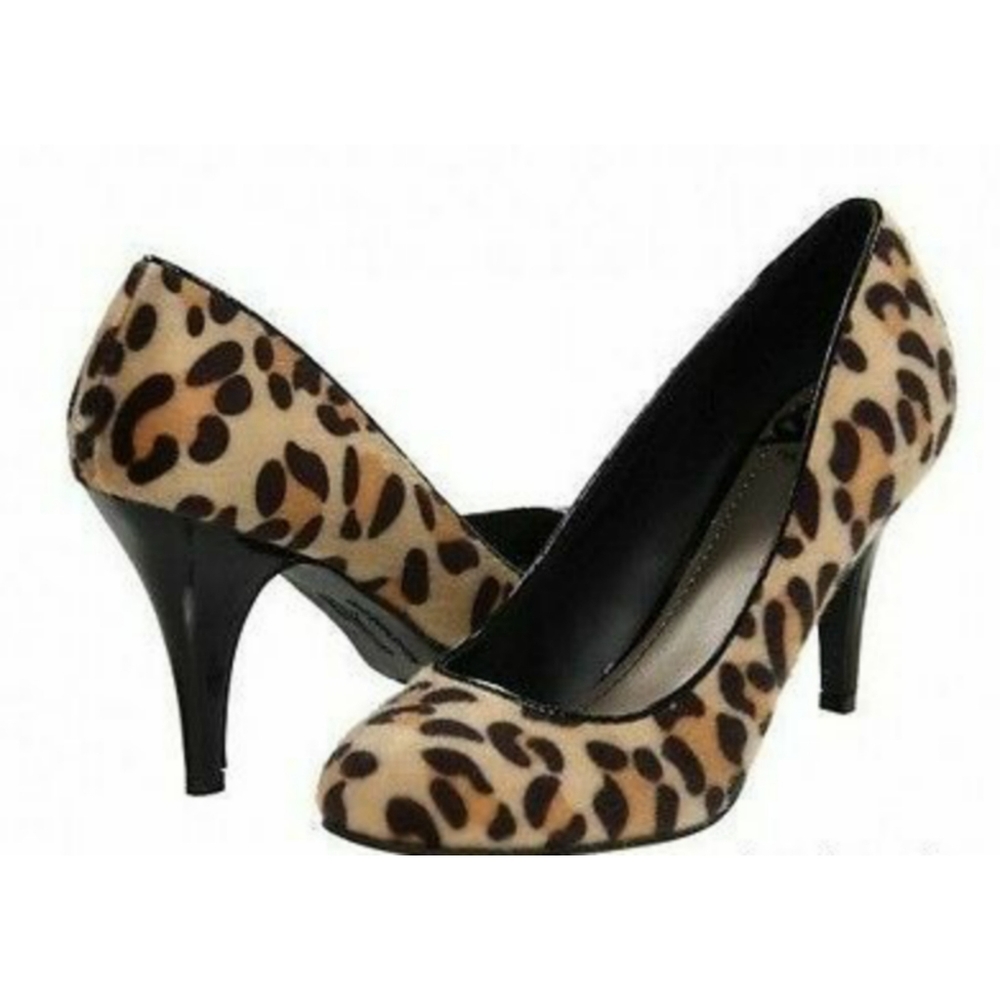 Fergalicious Utopia Leopard High Heels size 8.5